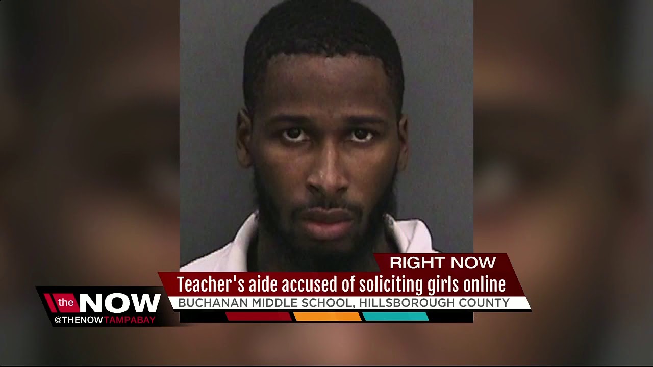 Teacher's aide arrested for sex solicitation - YouTube