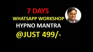 7 Days Whatsapp Workshop - Hypnotic Mantra