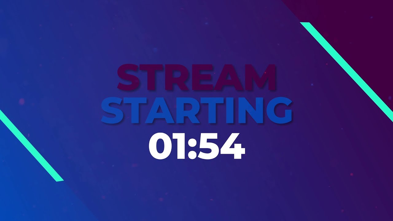 Stream Starts Soon Template on Make a GIF