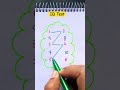 Drawing a checkered path with numbers 1to 10#maths #shorts #line #quiz #games#trendingshorts#drawing