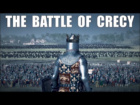 THE BATTLE OF CRECY 1346 l ENGLAND vs FRANCE plus20.000 UNIT Medieval Kingdoms Mod l 4K l