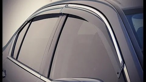 WELLvisors side window deflector vent visor Installation Video HONDA ACCORD SEDAN 13-17
