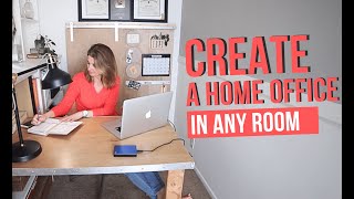 Budget Small Office Makeover - Home Office Inspiration