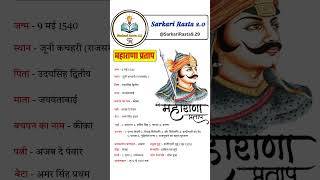 Maharana Pratap // महाराणा प्रताप // #shortfeed #shorts #maharanapratap #history #allexamgk #mevad