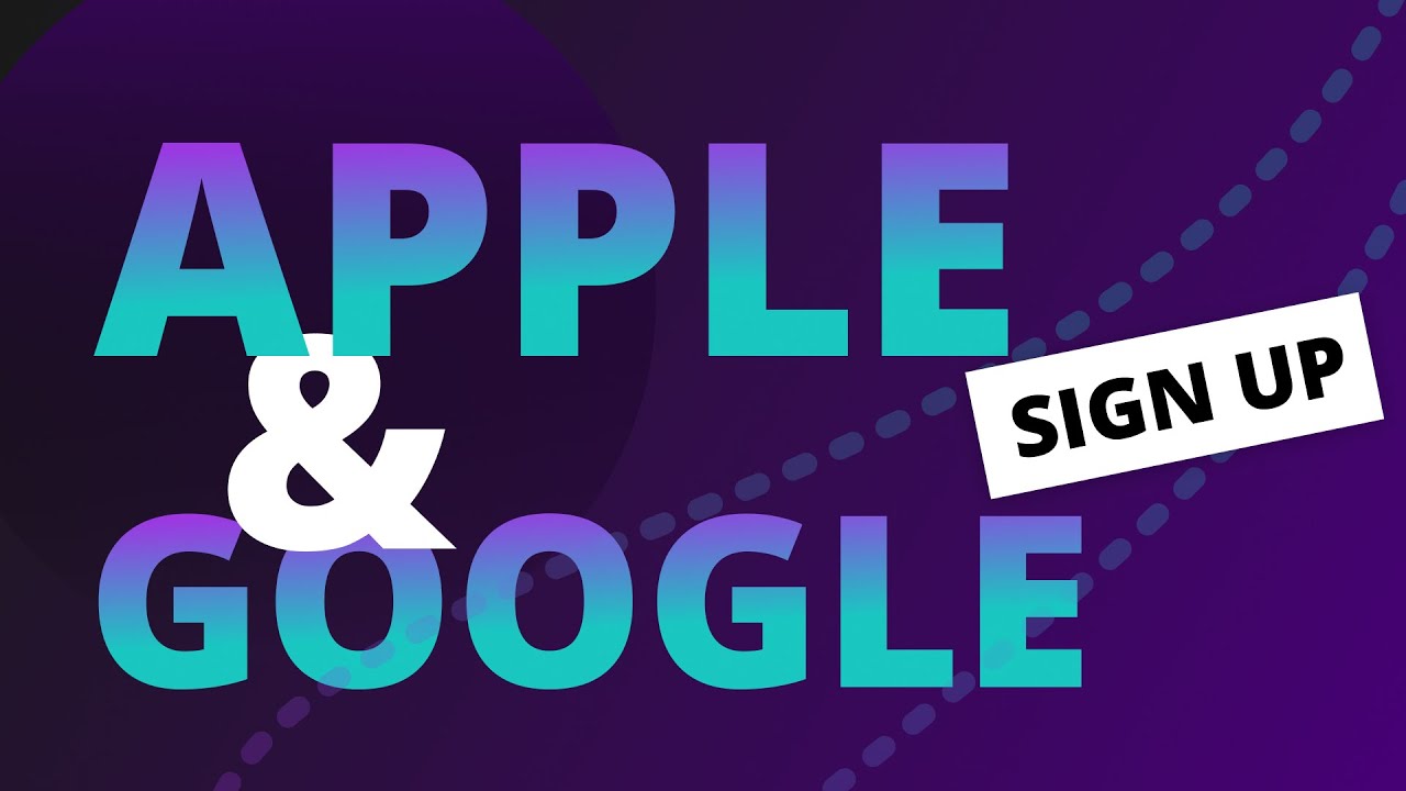 Sign in with Google and Apple using Flutter - Single Sign on