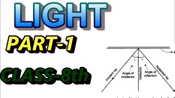 Light Class 8 Science Chapter 16 | part - 1 Explanation, Question Answers, CBSE NCERT