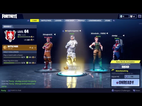 Fortnite S3nd usernames ps4 if you want to play YouTube