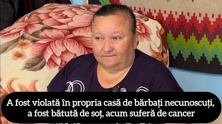 A fost violată în propria casă de bărbați necunoscuți, a fost bătută de soț, acum suferă de cancer