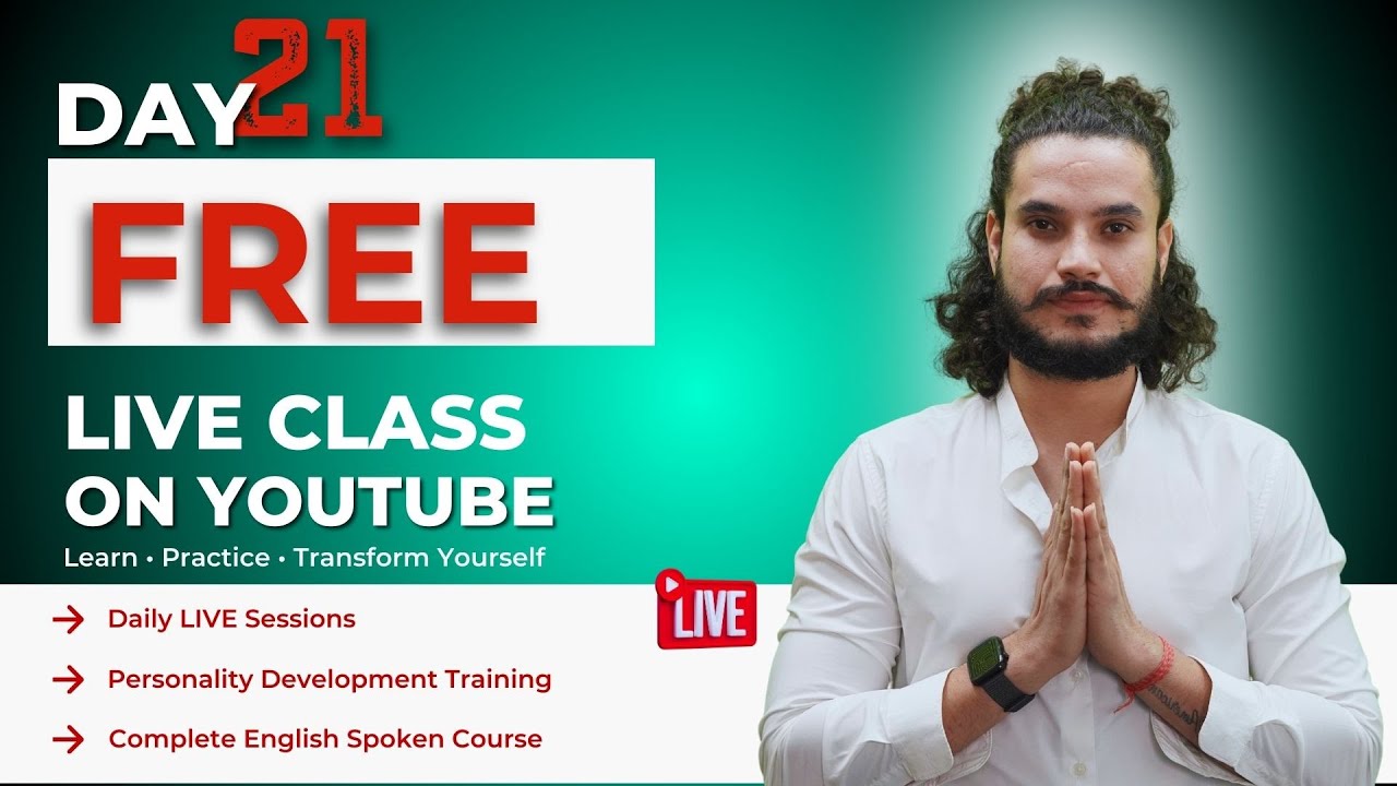 NEW YEAR | NEW ENGLISH CLASS | LIVE English Class | Speak English Confidently | Day 21
