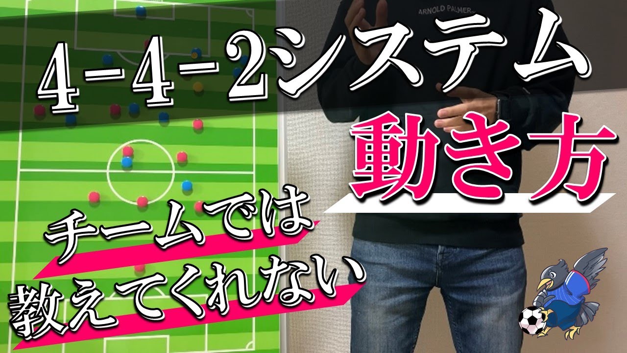 4 4 2の攻撃と守備の動き方 各ポジション徹底解説 Youtube