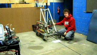 Cam explains how repeatability is demonstrated in the 2012 iRaiders FRC robot