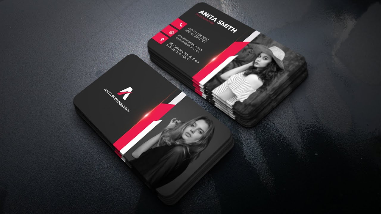 Photoshop Tutorial - Photography Business Card Design