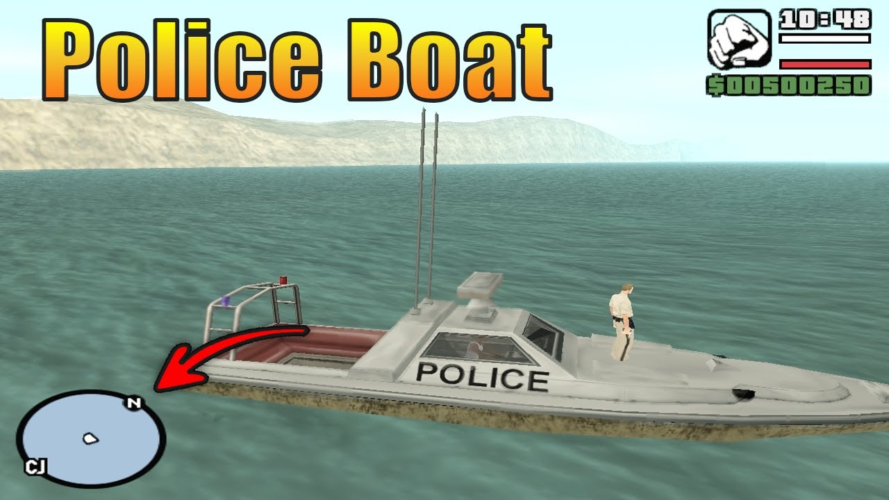 How to Get Police Boat in GTA San Andreas - YouTube