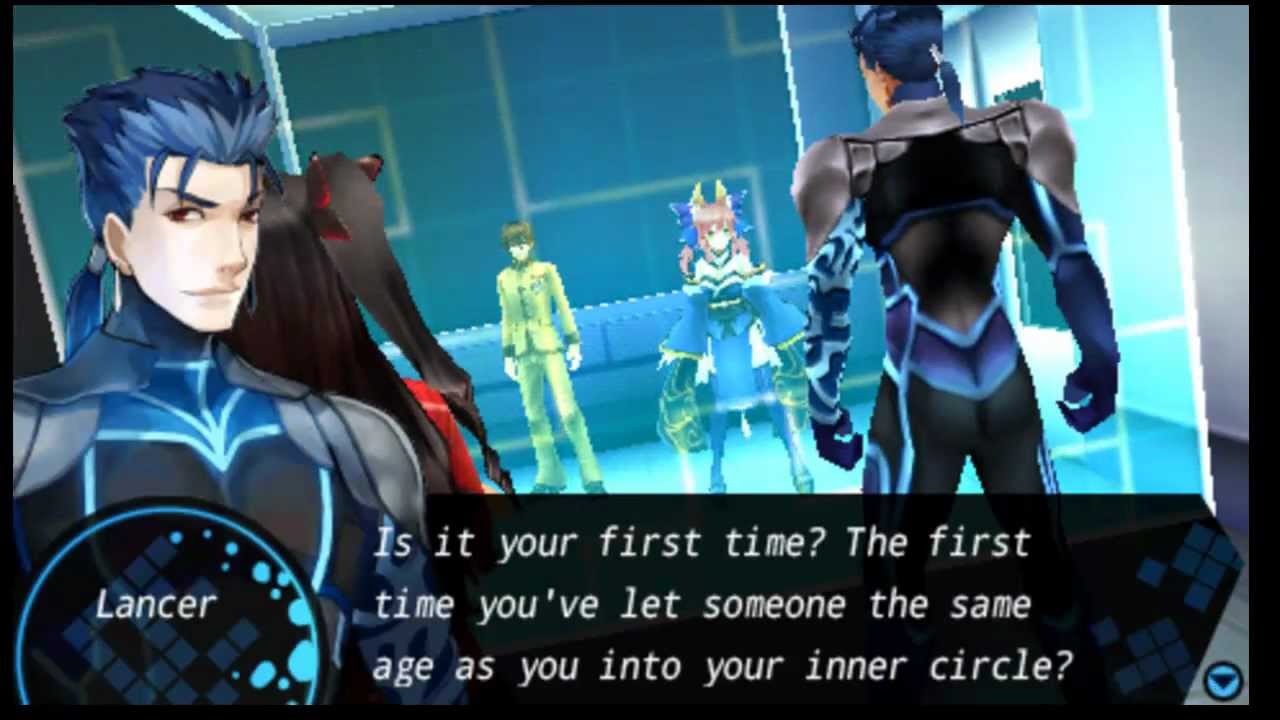 Fate/Extra [Rani route Playthrough Week 6 Day 7] Pt.30 Vs Rin & Lancer ...