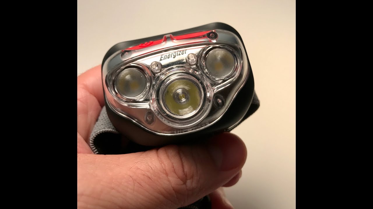 Lampe Frontale Energizer Vision HD+ Focus 400 Lumens LED – Avec Piles AAA Incluses