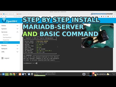 OpenWrt - Step by Step Install Mariadb Server