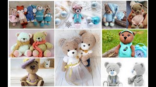 The most beautiful crochet amigurumi BEARS in one video!//Красивейшие МИШКИ амигуруми в одном видео!