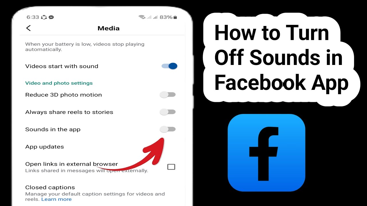 How to Turn Off Sounds in Facebook App - Android/iPhone - YouTube