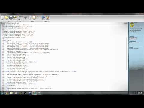 Small Basic Tutorial 14 - Simple Database Program (2/3)