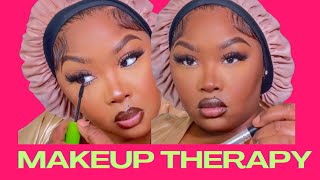 MAKEUP THERAPY| WATCH & VIBE GRWM W.O.C