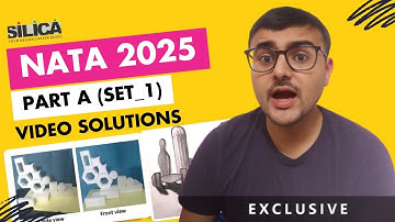 NATA 2025 Question Paper Solved | Part A (Set 1) Video Solutions by Experts | Crack NATA 2026