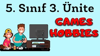 5.Sınıf İngilizce 3.Ünite Games And Hobbies Konu Anlatımı Ve Kelimeleri (Animasyonlu Anlatım) screenshot 4