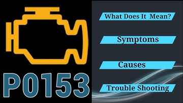 DTC P0153 Overview: O2 Sensor Circuit Slow Response (Bank 2, Sensor 1)