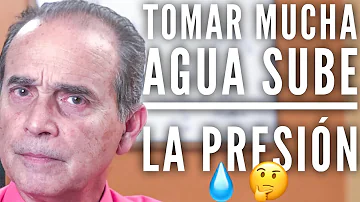 ¿Beber mucha agua reduce la tensión arterial?