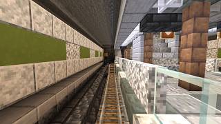 [Minecraft 統合版 ] 【前面展望】地下鉄 杜治線『先駆駅～澄井川駅』