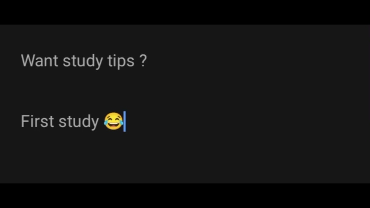 Study tips easy - YouTube