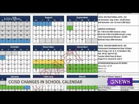 corpus christi calendar of events 2021 Ccisd Discusses Calendar Changes For 2020 2021 School Year Youtube corpus christi calendar of events 2021