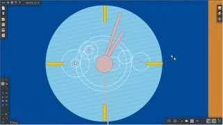 Algodoo. Часы. Clock.