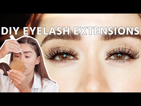 Video: Home Eyelash Extension