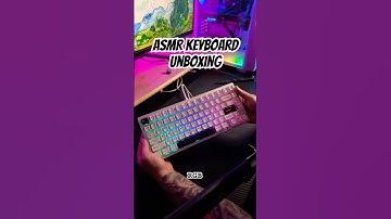 ASMR unboxing the Rainy75 Pro keyboard 🌧️🥰😴 #asmr #keyboard #unboxing #unboxingasmr #asmrshorts