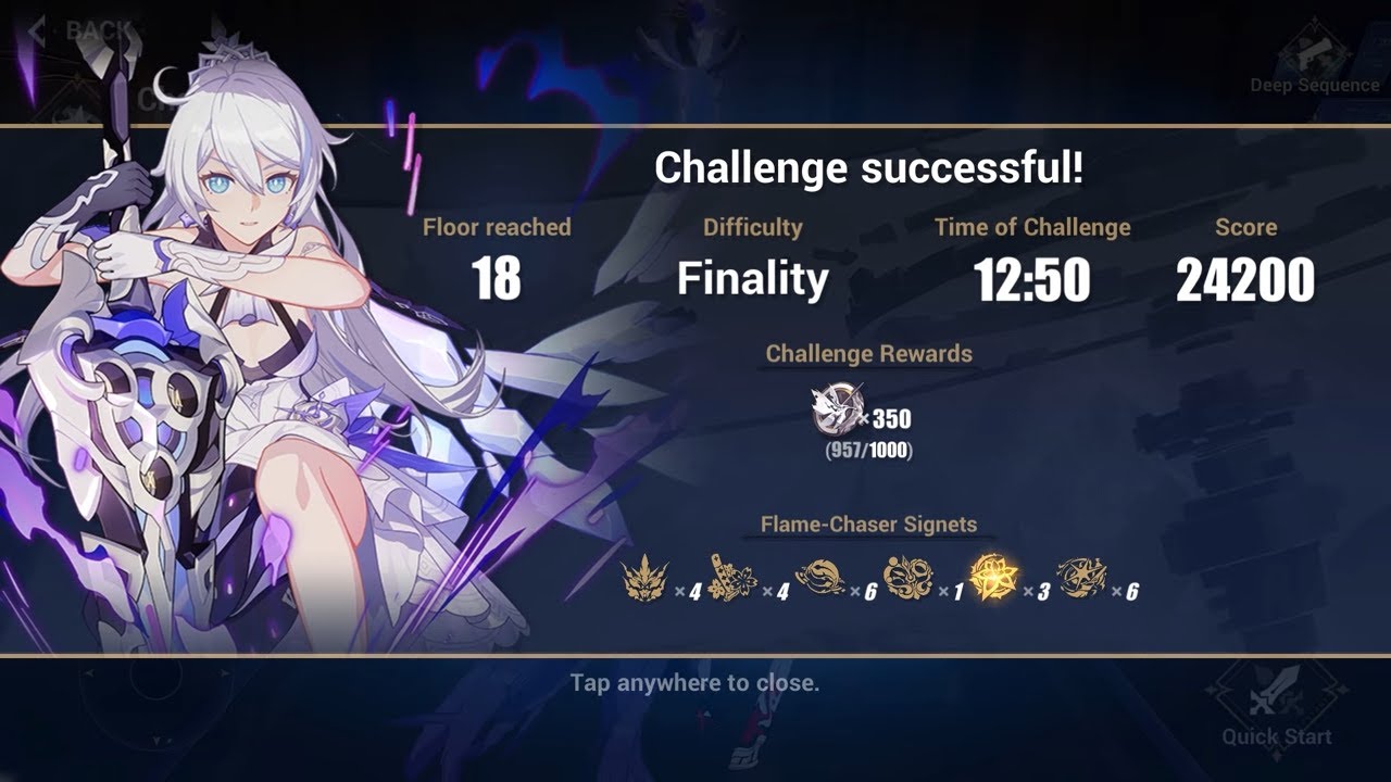 Honkai Impact 3 Elysian Realm Finality Herrscher of Flamescion Full Run