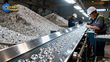 How TRILLIONS Worth of DIAMONDS Are PROCESSED and CUT – From START to FINISH