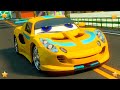 Colors with cars  kindergarten kids song  nursery rhyme collection