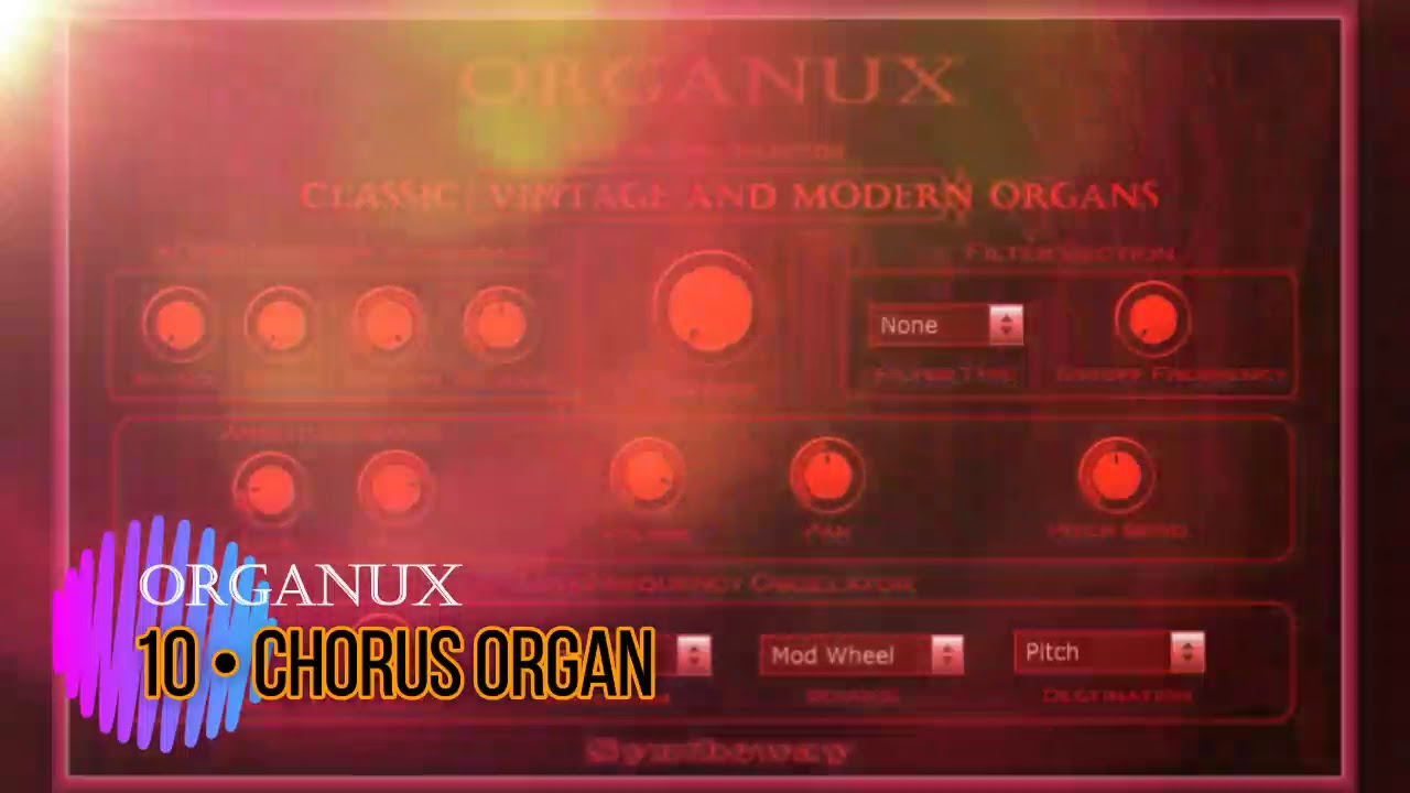 Virtual Chorus Organ Preset from Organux VST VST3 Audio Unit EXS24 KONTAKT