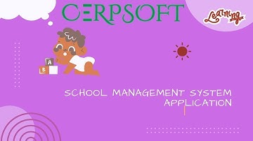 School Management System Application Overview.