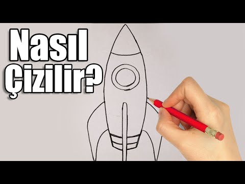 ROKET NASIL ÇİZİLİR? | Kolay Roket Çizimi - (Çocuklar İçin Resim Çizme)