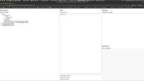 pdf creation microservice - project structure + displaying plain text + directory creation