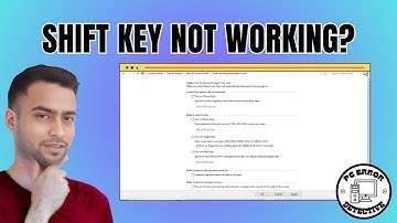 How To Fix Shift Key Not Working On Windows 10 PC - Simple Steps
