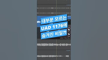 #믹싱 팁 / 아는 사람 거의 없는 UAD 1176에 숨겨진 비밀 #logicpro #protools #daw #midi #로직 #믹싱 #작곡 #보컬믹싱 #컴프레서