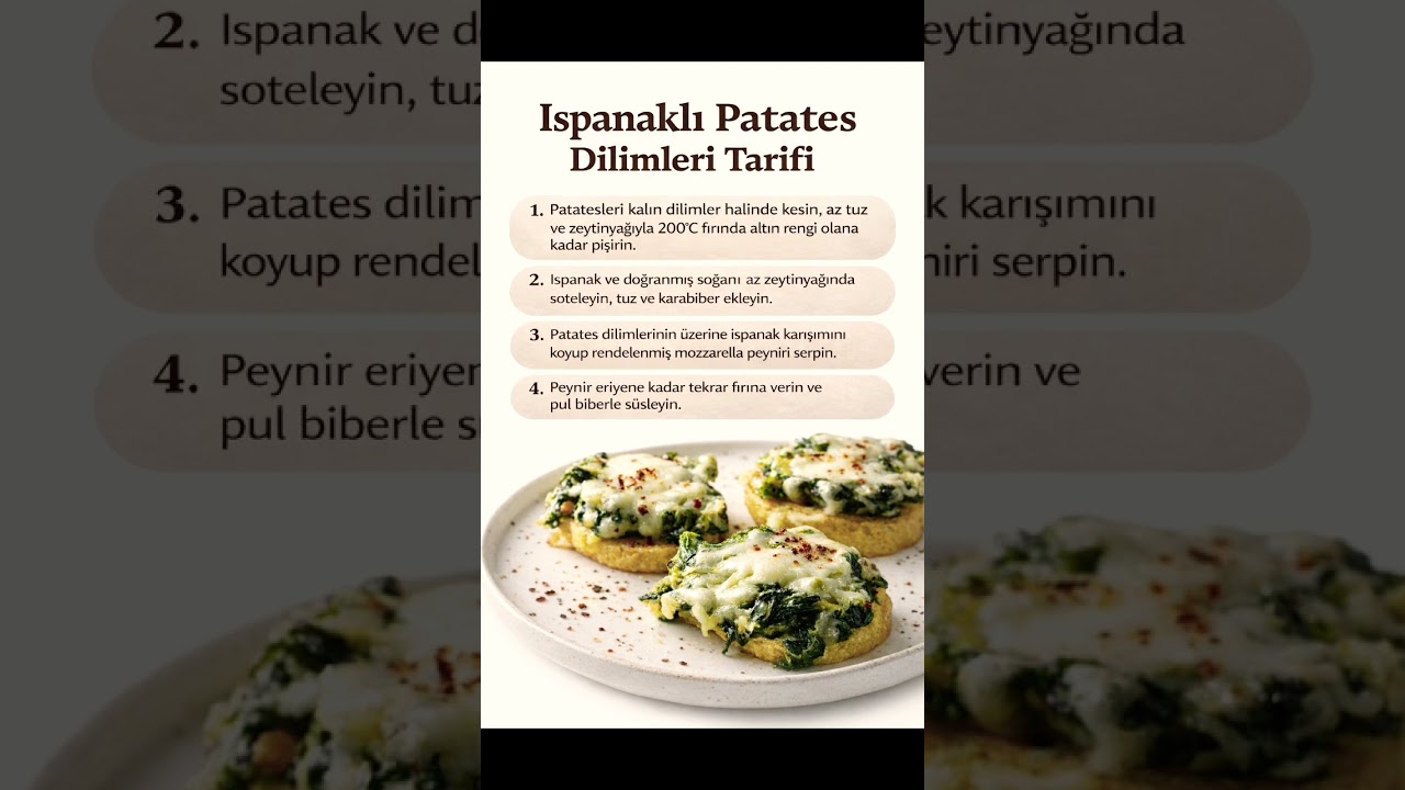 Ispanaklı Patates Dilimleri🥔 #beniöneçıkart #tarif #youtubeshorts #keşfetedüş #shorts #pratiktarif