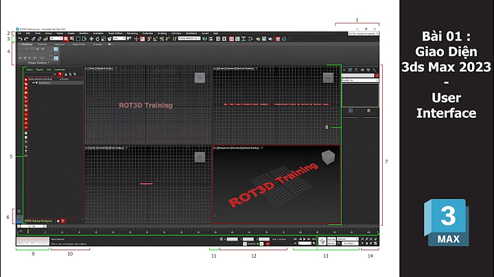 Hướng dẫn không sử dụng 3d max 2023 năm 2024