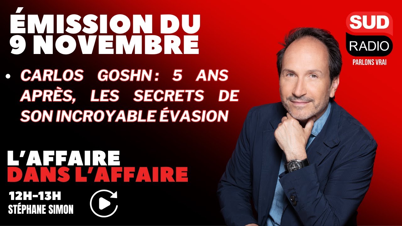 Carlos Goshn : 5 ans après, les secrets de son incroyable évasion - L' Affaire dans l'affaire