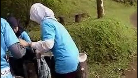 Outbond Makrab Teknik Informatika Unsoed di Pos 3 Tahun 2011