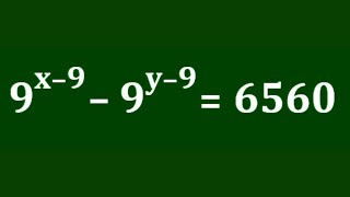 A nice Math Olympiad Exponential Question | Diophantine Simplification Problem x=? & y=? #maths