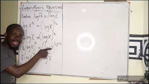 Solve Log√x = √logx || Logarithmic equations involving square roots