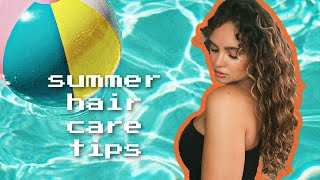 how to care for your hair at the beach | summer 2021